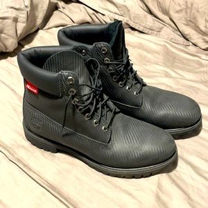 Timberland Mens Helcor Black CarbonFiber Boots